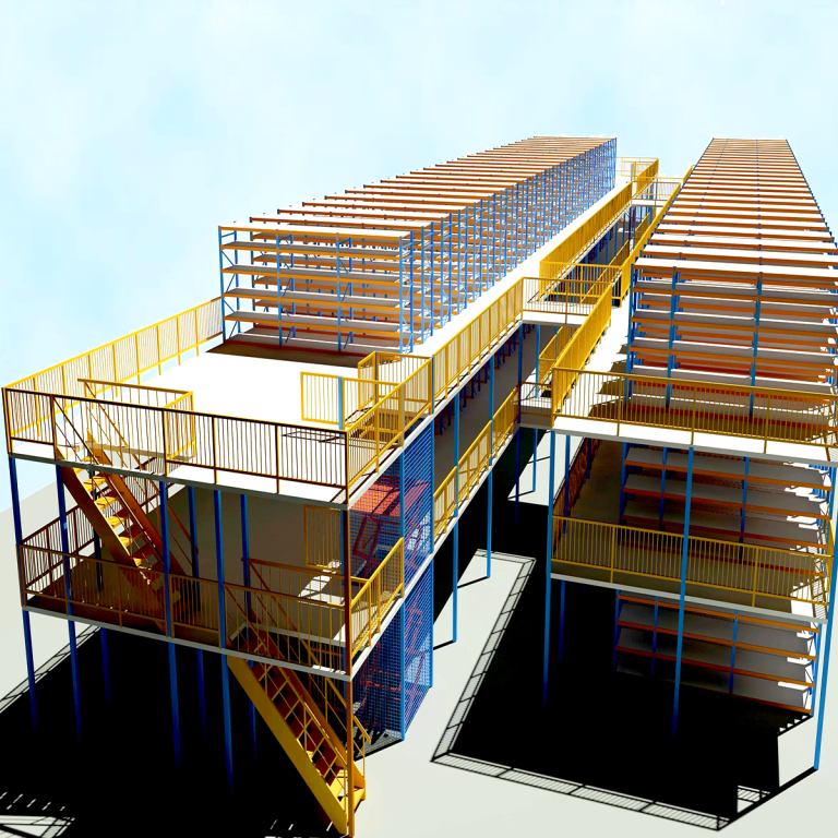 Multi-Tier Mezzanine Racking